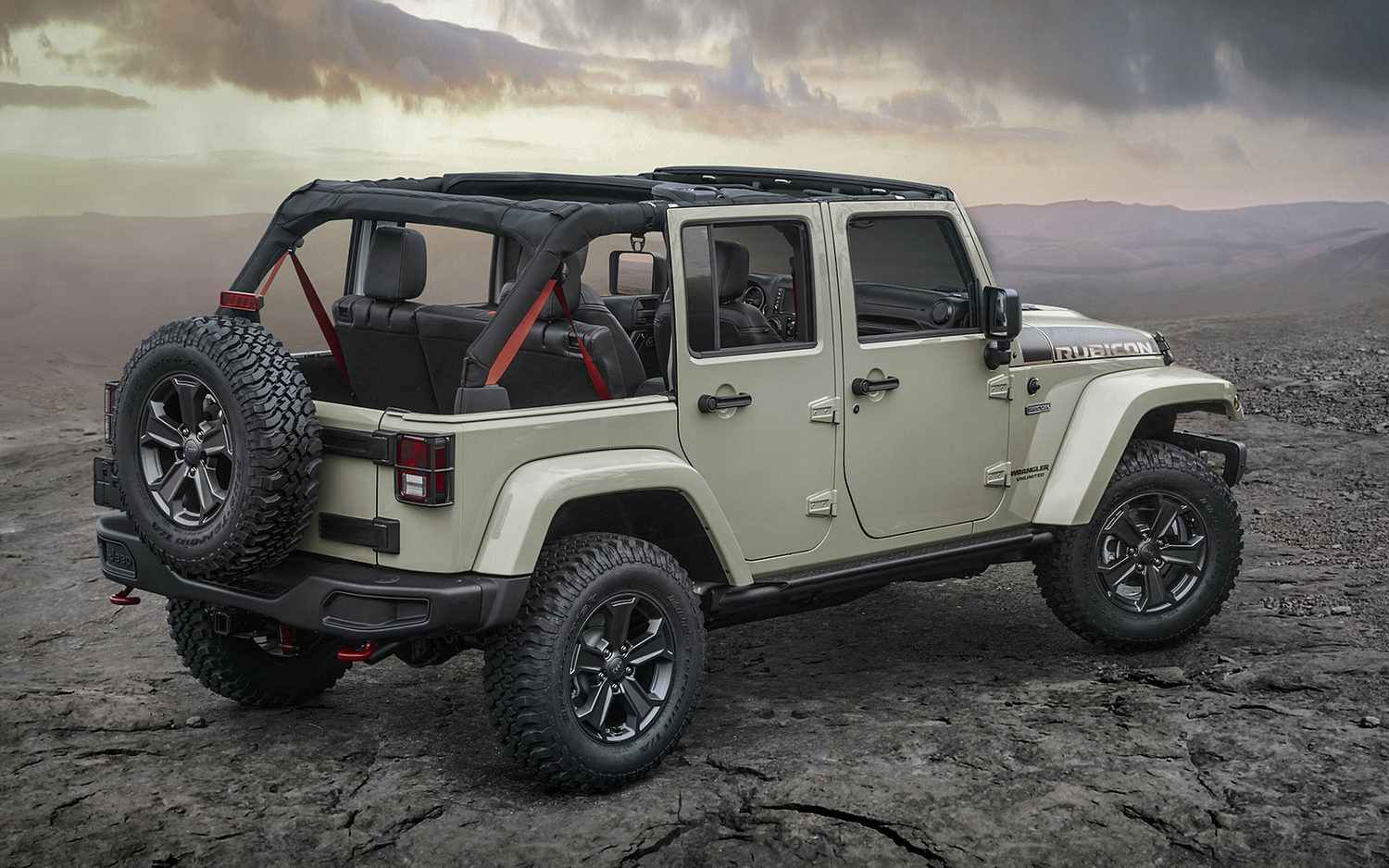 Comparison - Jeep Wrangler 2017 Unlimited Rubicon Hard Rock Convertible ...